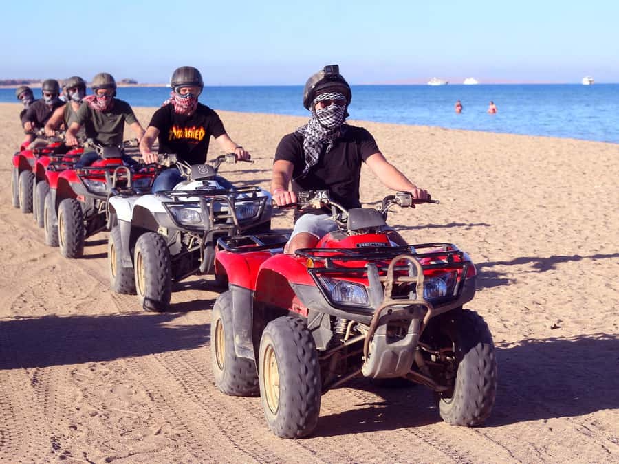 Hurghada: Quad Bike Tour of the Desert and Red Sea - Photo stops and the Red Sea moment