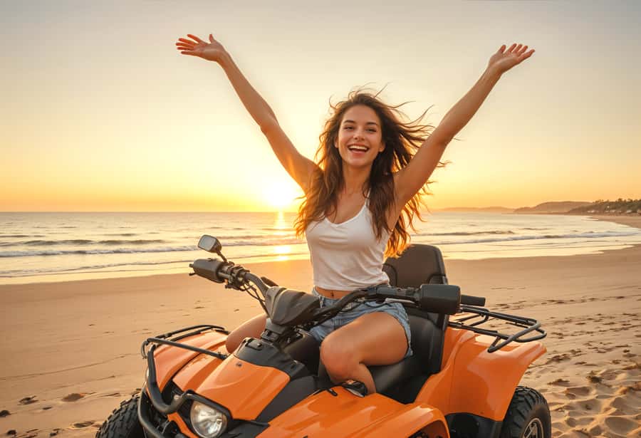 Hurghada: Quad Bike Tour of the Desert and Red Sea - Choosing the quad only versus quad plus horse