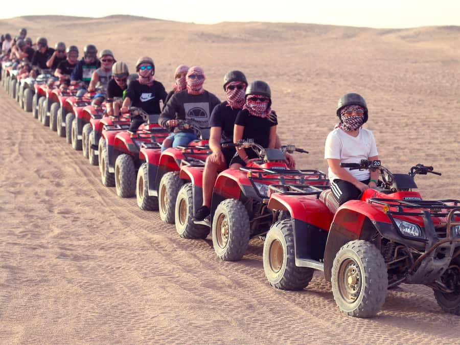 Hurghada: Quad Bike Tour of the Desert and Red Sea - Pickup and transfer times, what to expect in real life