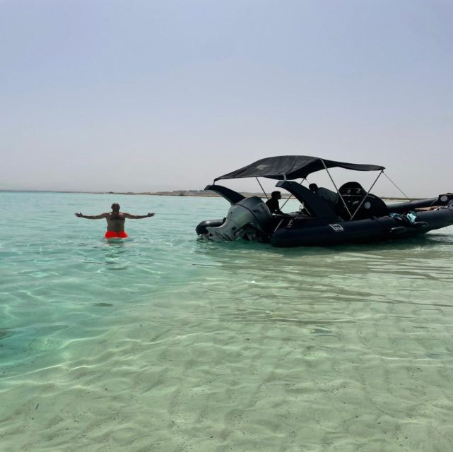 Hurghada: Safari ATV Quad & Speedboat to Orange bay island - Giftun Island snorkeling: two stops, 20 minutes each, and how to get the most