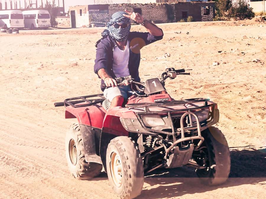 Hurghada: Sunrise Quad Bike, Camel and Oriental Breakfast - Sunrise Quad Biking in Hurghada: The Desert Morning, Not a Speed Contest