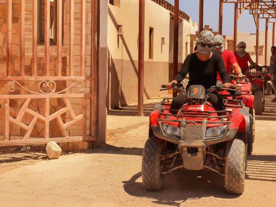 Hurghada: Sunset Quad Bike, Camel w/ Opt Stargazing and BBQ - Safety Briefing and the Driver Test: Why This Ride Feels Controlled