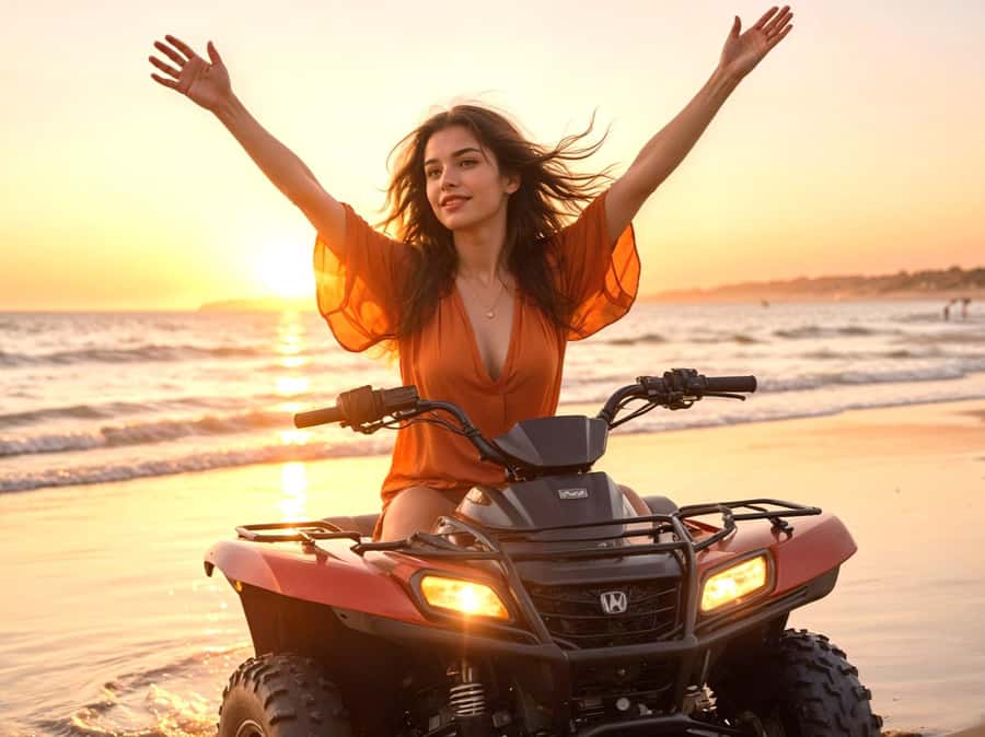 Hurghada: Sunset Quad Bike, Camel w/ Opt Stargazing and BBQ - Camel Ride: Short and Sweet, With an Upgrade If You Want More