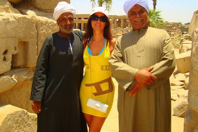 hurghada to Lxour private tour - valley of the king & more - East to West by boat, then a Nile-side lunch