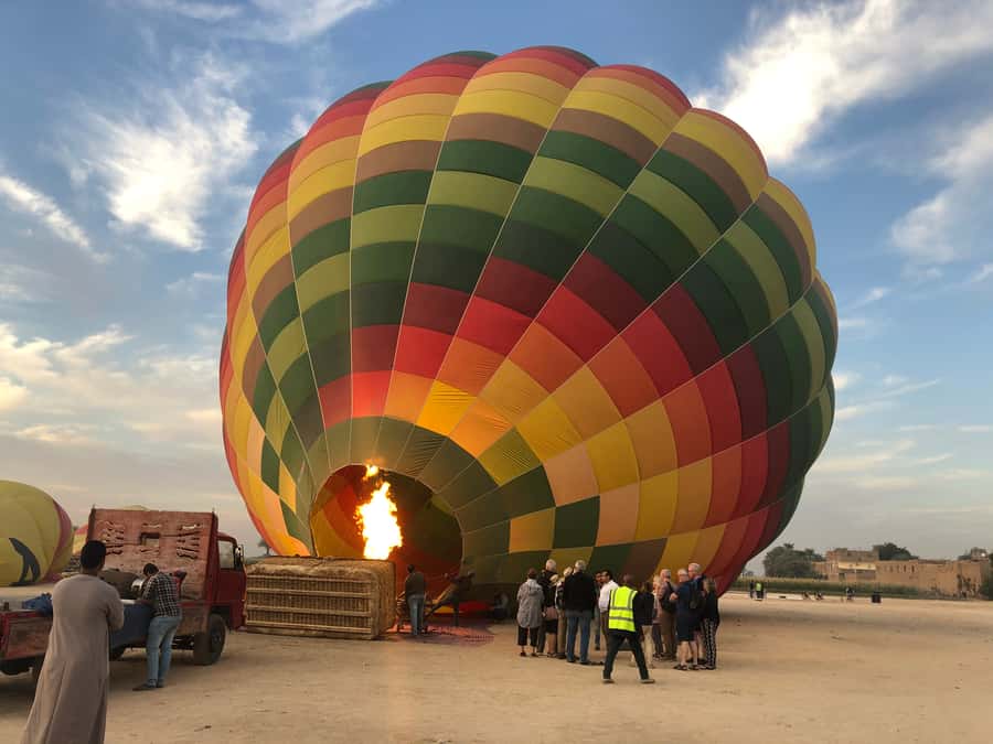 Luxor: Hot Air Balloon Ride Over Temple of Hatshepsut - Price and value around $140 per person