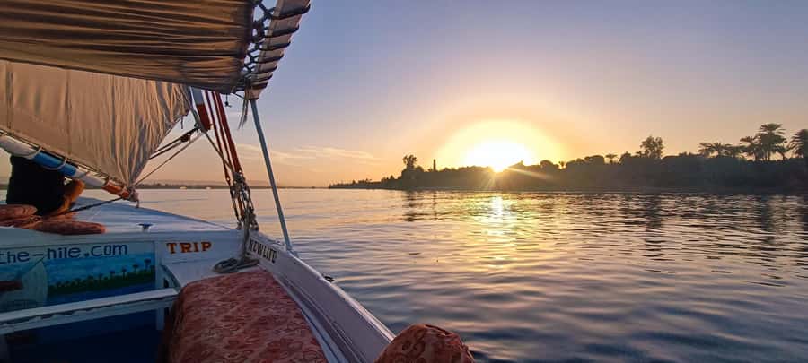 Luxor: Nile River Private Sunset Felucca Ride - East Bank Hotel Pickup and Getting to the Felucca Dock Without Stress