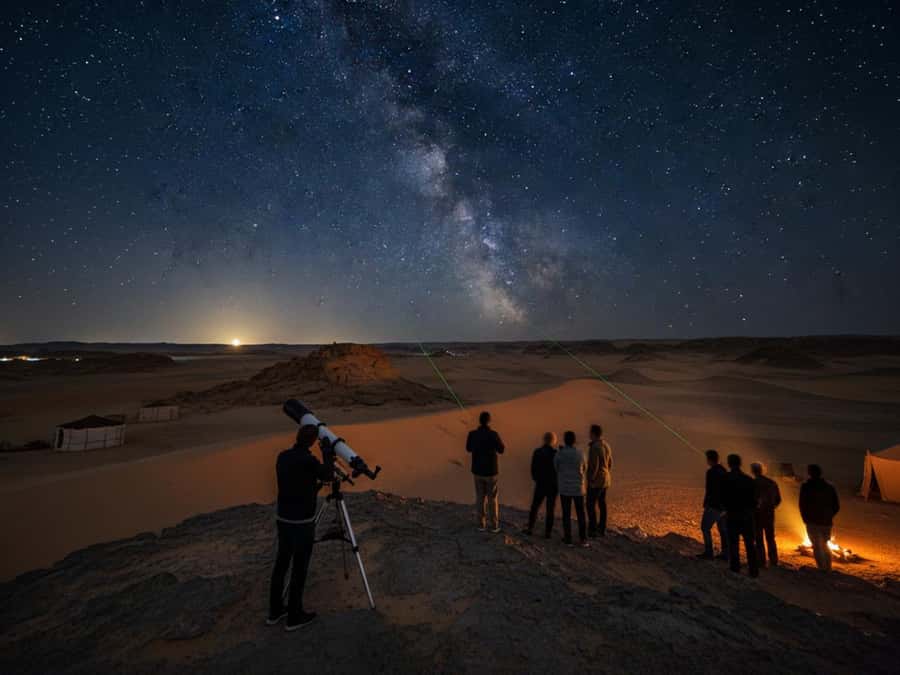 Makadi Bay: 2H Quad Bike, Camel, Stargazing, Dinner & Show - Picking your departure time: sunrise calm, daytime thrills, sunset stargazing