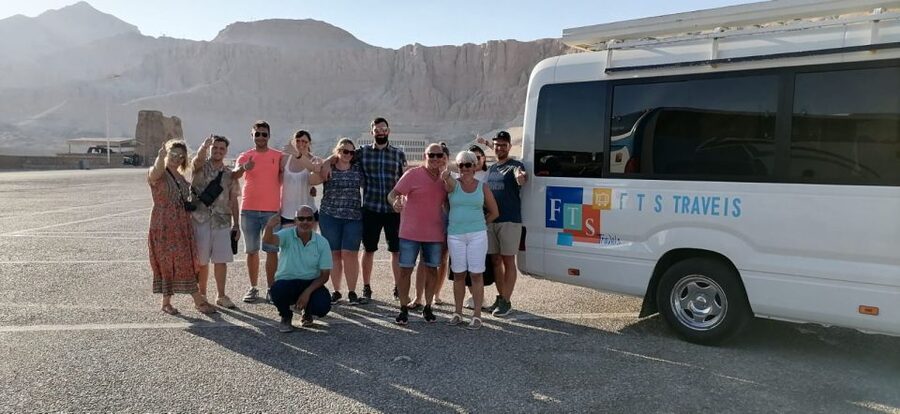 Marsa Alam: Valley of the Kings & Karnak Temples Luxor Tour - Temple of Hatshepsut at Deir el-Bahari, Cliffside Majesty