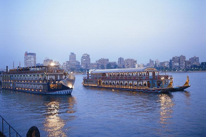 Nile Pharaoh dinner cruise on the Nile - Photo time from the upper deck, plus the smoking reality