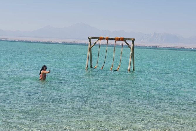 Orange Bay Full Day Snorkeling Sea Trip With Water Sport-Hurghada - Orange Bay Island: beach time with a vacation vibe