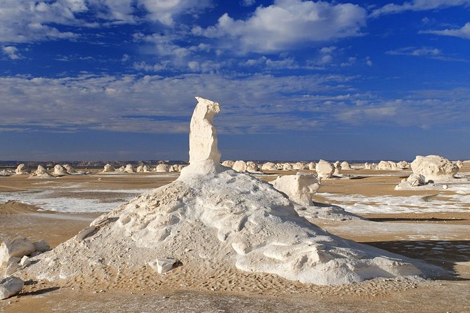 Overnight Camping At White Desert And Bahariya Oasis - Crystal Mountain, Old White Desert formations, and the New White Desert glow