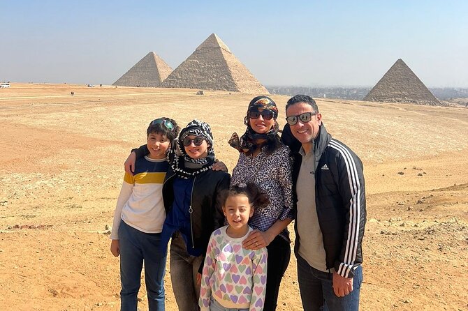 PRIVATE ALL INCLUSIVE Giza Pyramids,Sphinx,Camel&Inside Pyramid - Stop 4: Mykerinos (Menkaure) Pyramid and that granite detail at the lower layers