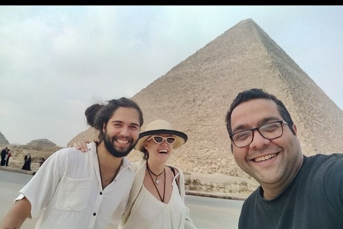 PRIVATE ALL INCLUSIVE Giza Pyramids,Sphinx,Camel&Inside Pyramid - Great Sphinx: the close-up moment and guided photo help