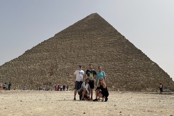 Private Cairo Excursion from Hurghada Makadi Bay Soma Bay Sahl Hasheesh Elguna - Giza Plateau first: Pyramids of Giza with a guide and included entry