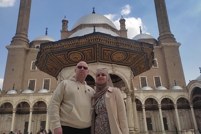 Private Day Tour Egyptian Museum, Citadel ,Mohamed Ali Mosque and Coptic Cairo - Muhammad Ali Mosque (Alabaster Mosque): gold-plated domes and that signature look