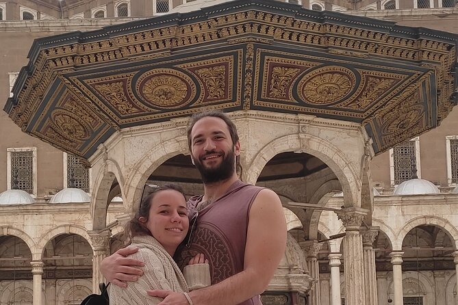 Private Day Tour Egyptian Museum, Citadel ,Mohamed Ali Mosque and Coptic Cairo - St Sergius and Bacchus plus the Ben Ezra Synagogue, two age jumps in one block