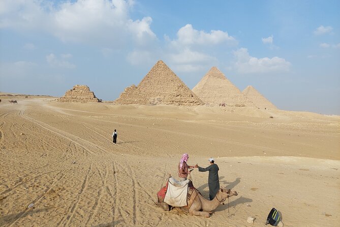 Private Day Tour to Giza Pyramids , Saqqara and Memphis - Memphis Museum: Ramses statue and the second largest Sphinx