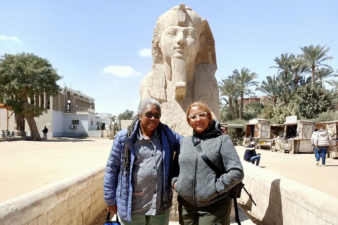 Private full day tour in Pyramids of Giza, Memphis and Saqqara - Pyramids of Giza: Cheops, Chephren, Mykerinus, plus Sphinx and Valley Temple