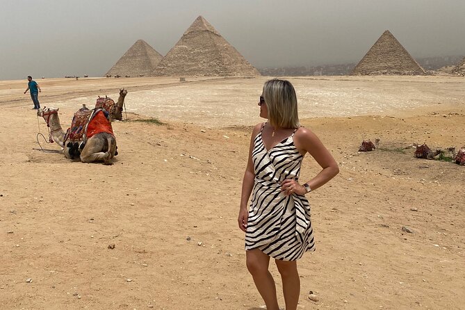 private Giza Pyramids,Sphinx and the New Grand Egyptian Museum - Entering Khafre, and when extra pyramid tickets come up