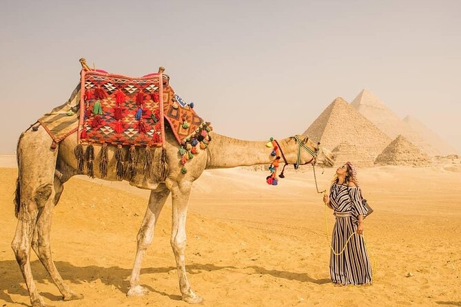 Private Half Day Tour Pyramids of Giza and Sphinx - The panoramic viewing area for photos that actually work