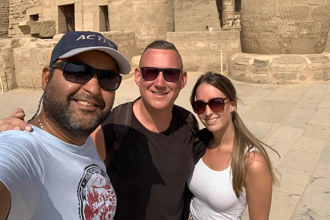 Private Luxor tour from Hurghada: No Shopping | Nile cruise Lunch - Colossi of Memnon: a quick stop that earns photos