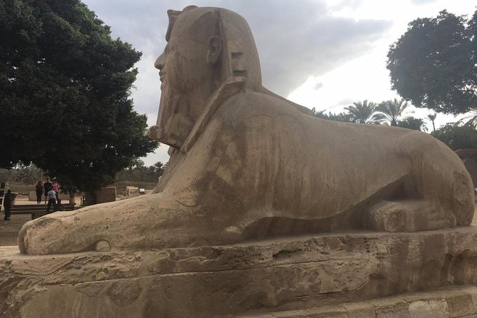 Private pyramids tour to Giza pyramids Sphinx Dahshur Sakkara & Memphis - Saqqara and Memphis: Step Pyramid, Imhotep, and tomb scenes