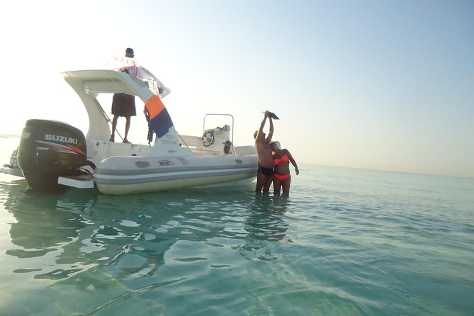 Private Speedboat Tour From Hurghada - Magawish Island: beach time and a coral reef neighborhood