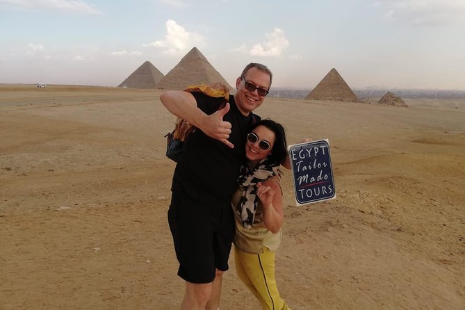 Private Tour to explore Giza Pyramids - Saqqara -Memphis - Entering Giza Plateau: Cheops, Chephren, Menkaure, and the Sphinx