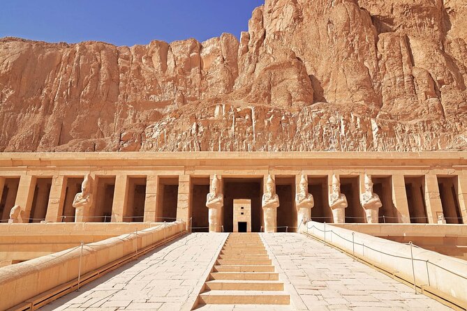 Private Tour to Luxor West and East Banks with Hot Air Balloon,Felucca and lunch - Valley of the Kings: going from air view to tomb detail