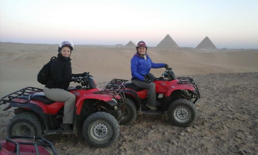 Pyramids of Giza: 1-Hour Quad Bike Desert Safari - How the quad safari actually gets you close to Khufu and the Sphinx