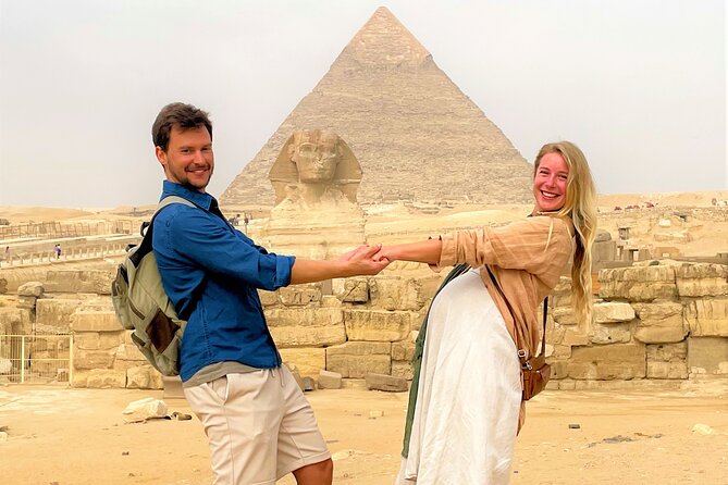 Pyramids of Giza half-day tour - Stop 3: Great Sphinx theories, plus focused Sphinx photo time