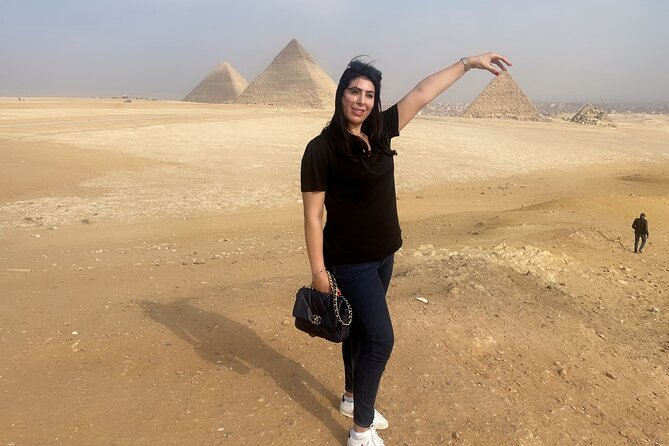 Pyramids of Giza private day tour Sakkara Memphis - Giza Plateau: Khufu, Khafre, Menkaure, the Sphinx, and the Valley Temple