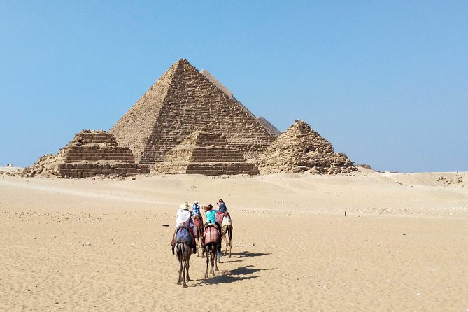 Pyramids of Giza, the Sphinx, the Egyptian Museum. - Timing, pickups, and air-conditioned comfort for a long Cairo day