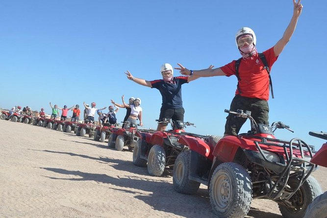Quad Bike 3 hours - Desert stops: Bedouin tea, camel ride, and photo moments