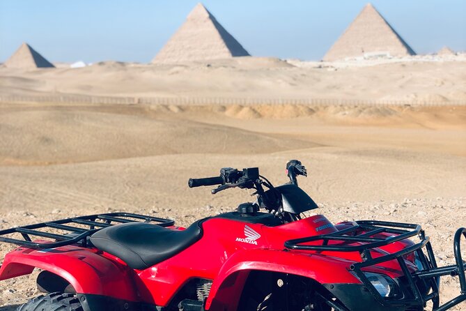 Quad Bike ATV Tours in Desert of Giza Pyramids with Egyptian Tea - Key highlights you should care about