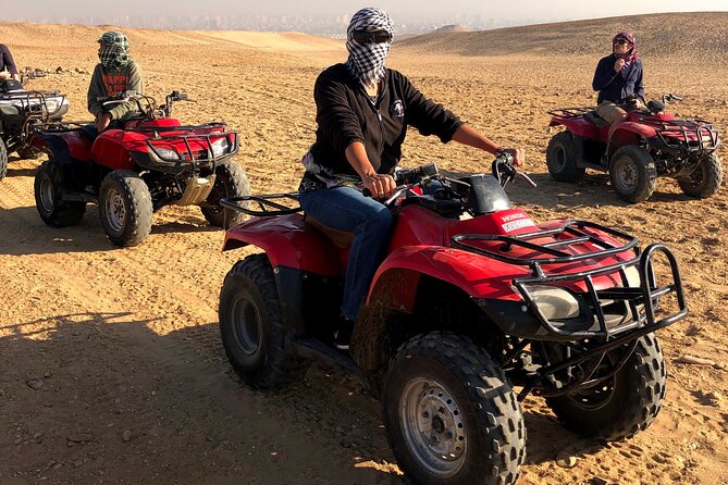 Quad Bike ATV Tours in Desert of Giza Pyramids with Egyptian Tea - Safety, Helmets, and the Real-Life Expectations Check