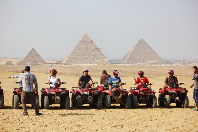 Quad bike ride in the pyramids of Giza - Stop 1: Pyramids of Giza, then into the Sahara