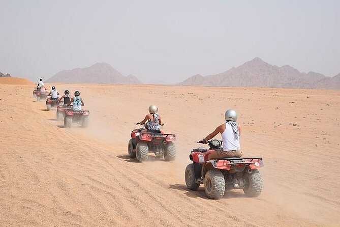 Quad Biking Safari-Camel Ride-Bedouin Dinner and Shows From Sharm - Hotel pickup at 5:00 pm, then into the desert rhythm
