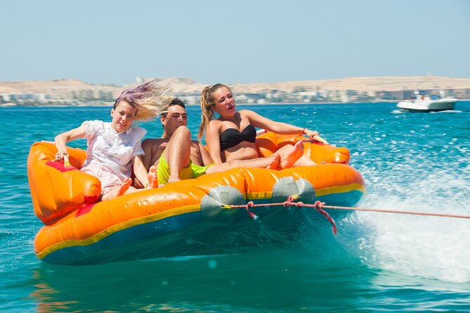 Quad Safari, Parasail, Glass Boat Experience in Sharm El Sheikh - Switching to the marina: parasailing plus banana and tube boat rides