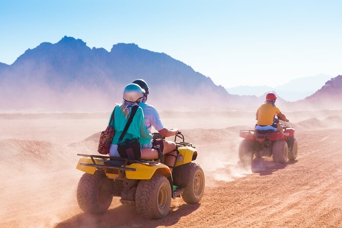 Quad Safari, Parasail, Glass Boat Experience in Sharm El Sheikh - Desert start: quad safari rides, photo stops, and the dust reality