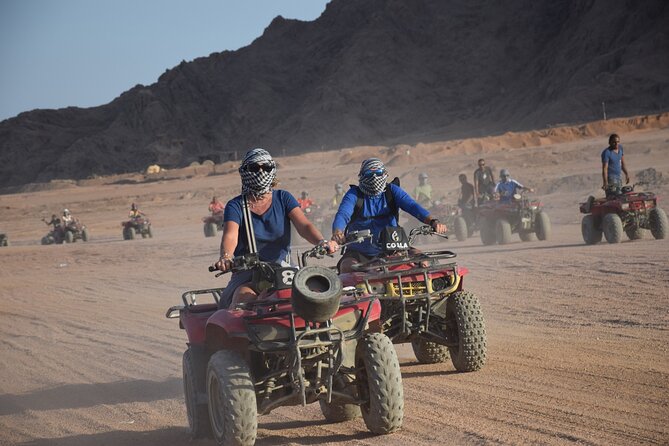 Safari Quad Bike Adventure, Camel, Show, Dinner & Stargazing - Bedouin village pause: herbal tea before the camel ride