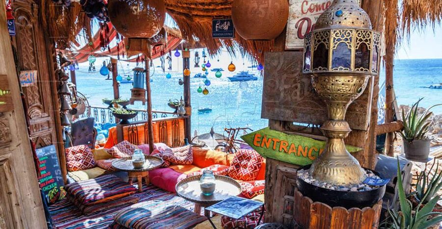 Sharm El-Sheikh: Cafe & restaurant - Farsha or New Panorama - Two Ways to Spend the Night: Farsha Lounge vs New Panorama
