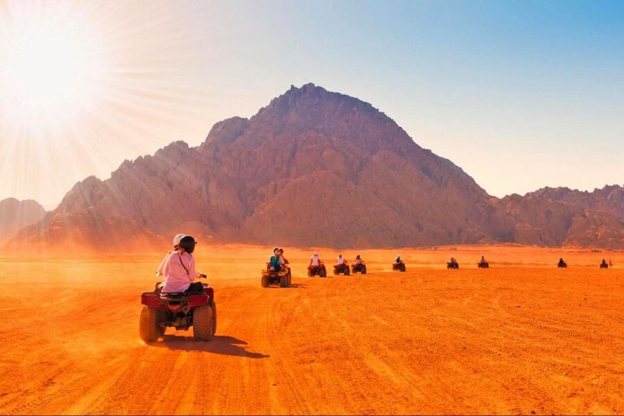 Sharm El-Sheikh: Parasailing, Camel Ride, Dive & Quad Bike - Intro Scuba Session for Underwater Seeing, Not Training