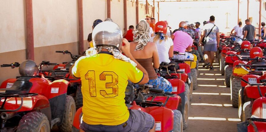 Sharm El Sheikh: Quad bike, Safari, Camel With Dinner & Show - Quad Bike Ride Through Golden Dunes, With Photo Stops You Should Control