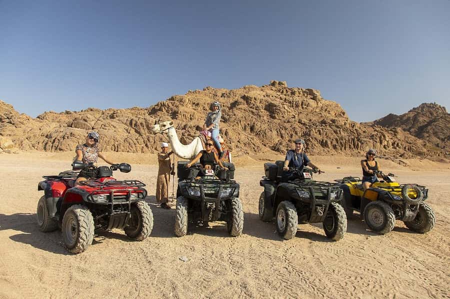 Sharm El Sheikh: Quad Biking & Desert Safari with Pickup - Entering the desert day from Sharm El Sheikh: pickup, van ride, and the first welcome