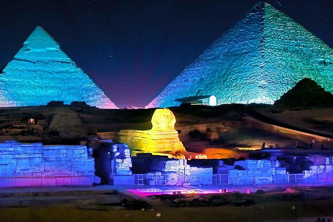 Sound and Light Show at Giza Pyramids - Private pickup in Cairo, what timing actually means