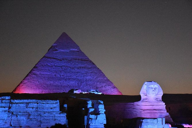 Sound and light show with Dinner with Pyramids view Roof Top Restaurant - Guide quality and the small extras that matter