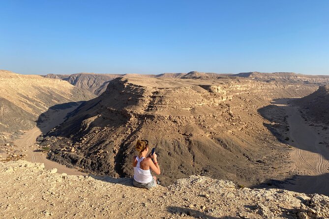 Sunset Luxury Experience to Dry Canyon Wadi Belli - Oasis and panoramic viewpoints: when the light does the work