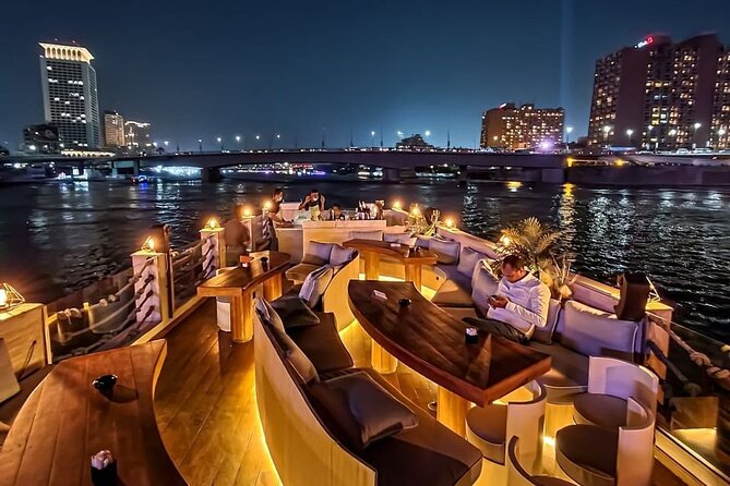 Sunset & Night Open Air Nile Cruise in Cairo & Giza - Boarding at NileTaxi Seagull and the 2-Hour Flow