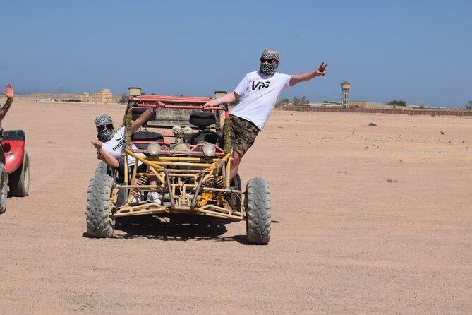 Super Safari ( Jeep - Quad- Buggy car-folklore-BBQ dinner) - Hotel pickup in Hurghada, then straight to the safari station